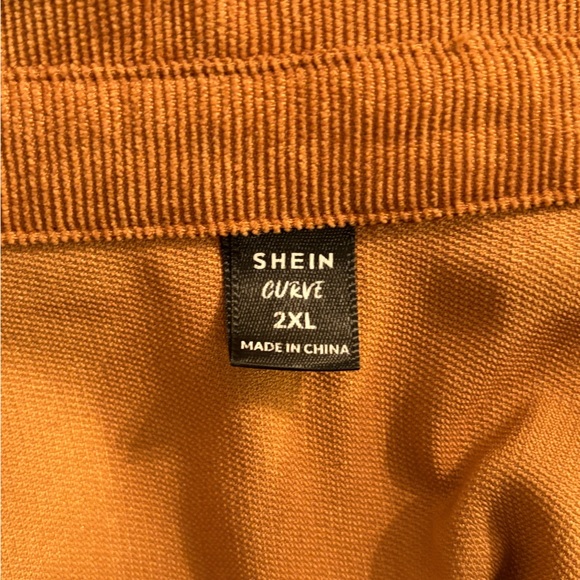 SHEIN Curve Multi Colored Leopard/Cheetah Print Ribbed Knit Top Plus Size 2XL - Picture 4 of 5